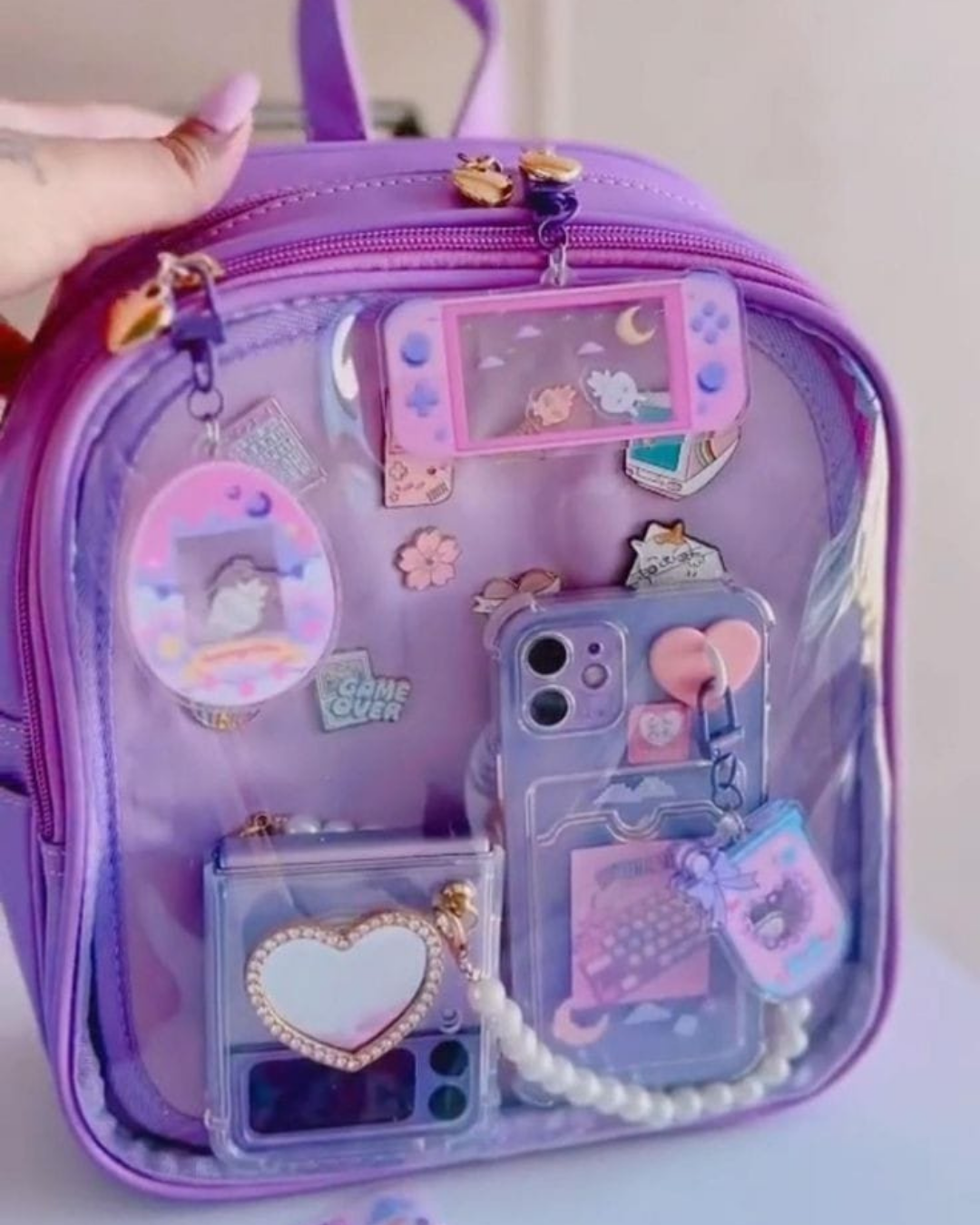 Fancy Purple Backpack