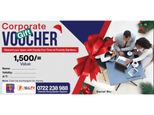 Corporate Gift Voucher worth Ksh 1500