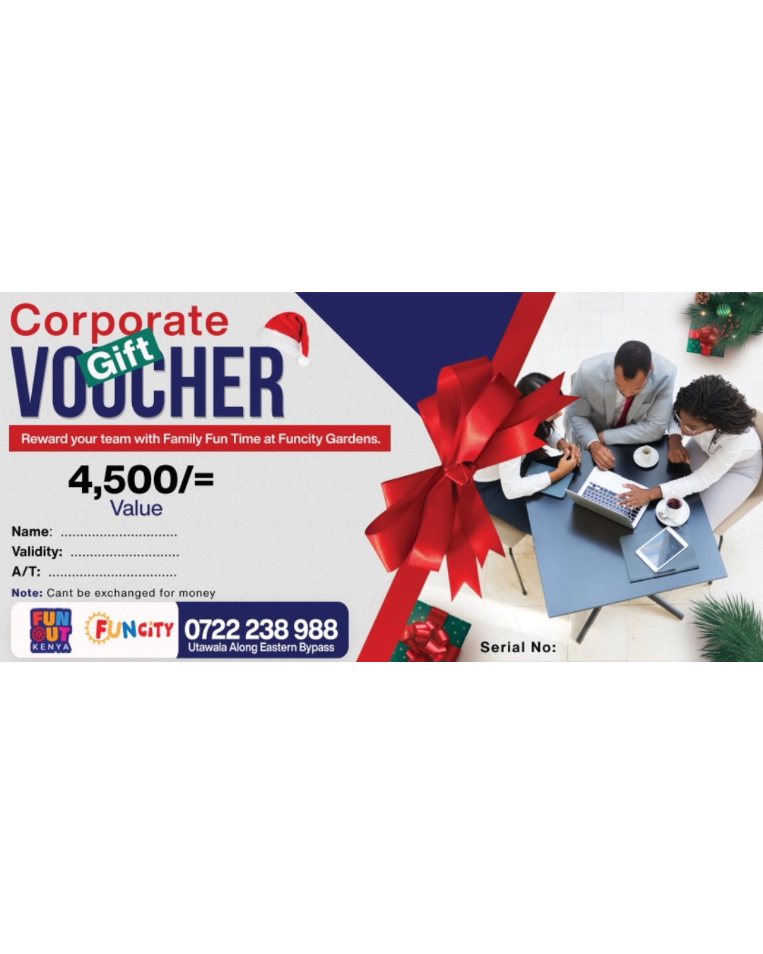Corporate Gift Voucher worth Ksh 4500