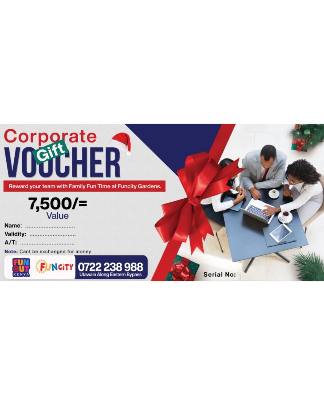 Corporate Gift Voucher worth Ksh 7500